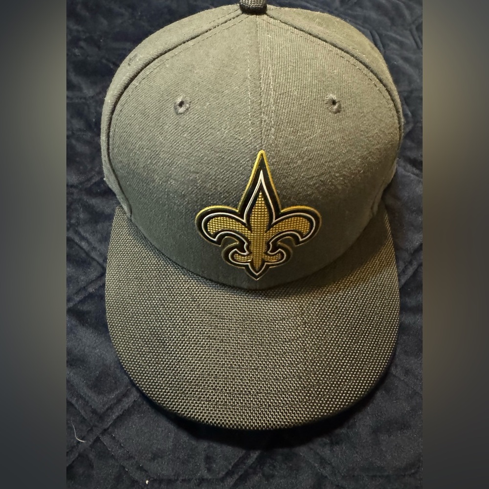 New Orleans Saints NFL New Era 59Fifty Fitted Hat Size 7 1/4